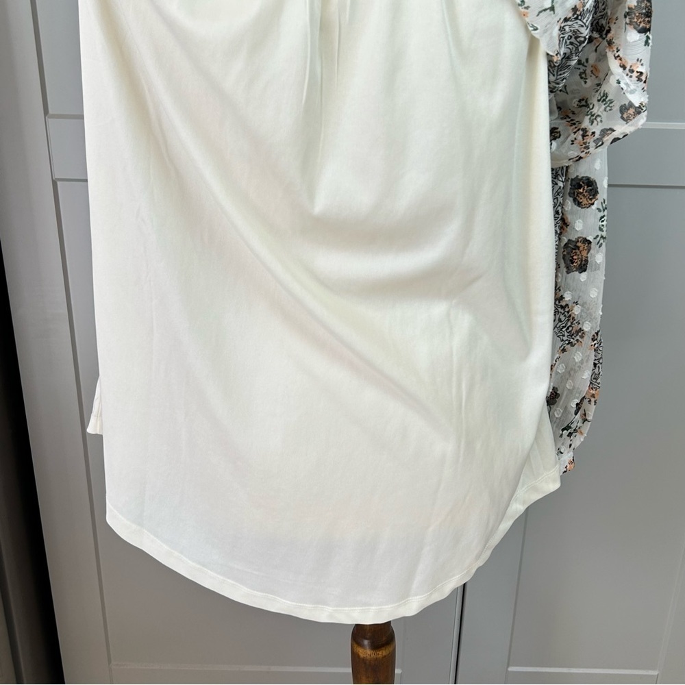 Boho Long Sleeve Blouse Large Patch Work Cottagecore Sweet Magnolia Peasant - Picture 7 of 8